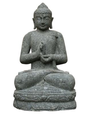 Sitzender Buddha " Rad der Lehre " 75